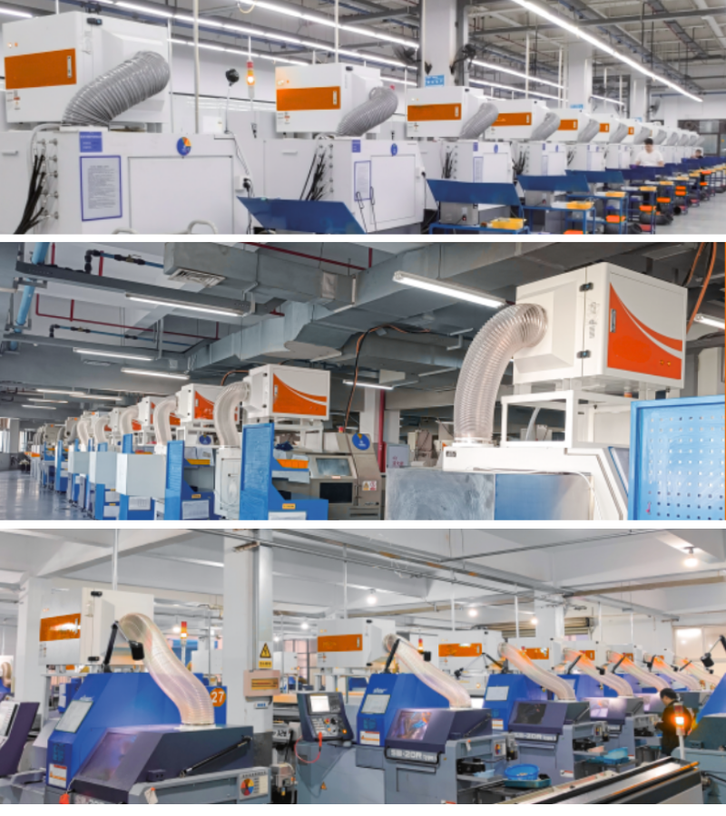Hình ảnh máy hút sương dầu CNC tĩnh điện PMW tại xưởng khách hàng