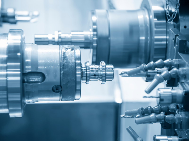Máy tiện có trục phay (Trục C, Y) là dòng máy tiện CNC tích hợp thêm chức năng phay trên cùng một máy