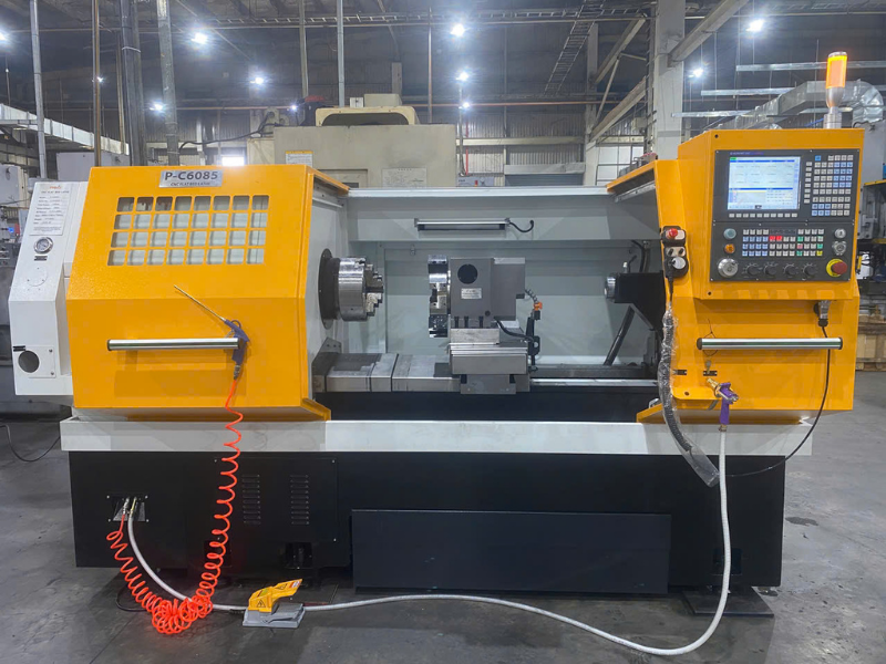 Máy tiện CNC giường phẳng PMW P-C6085